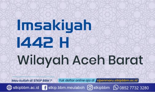 Imsakiyah 1442 H untuk Wilayah Aceh Barat