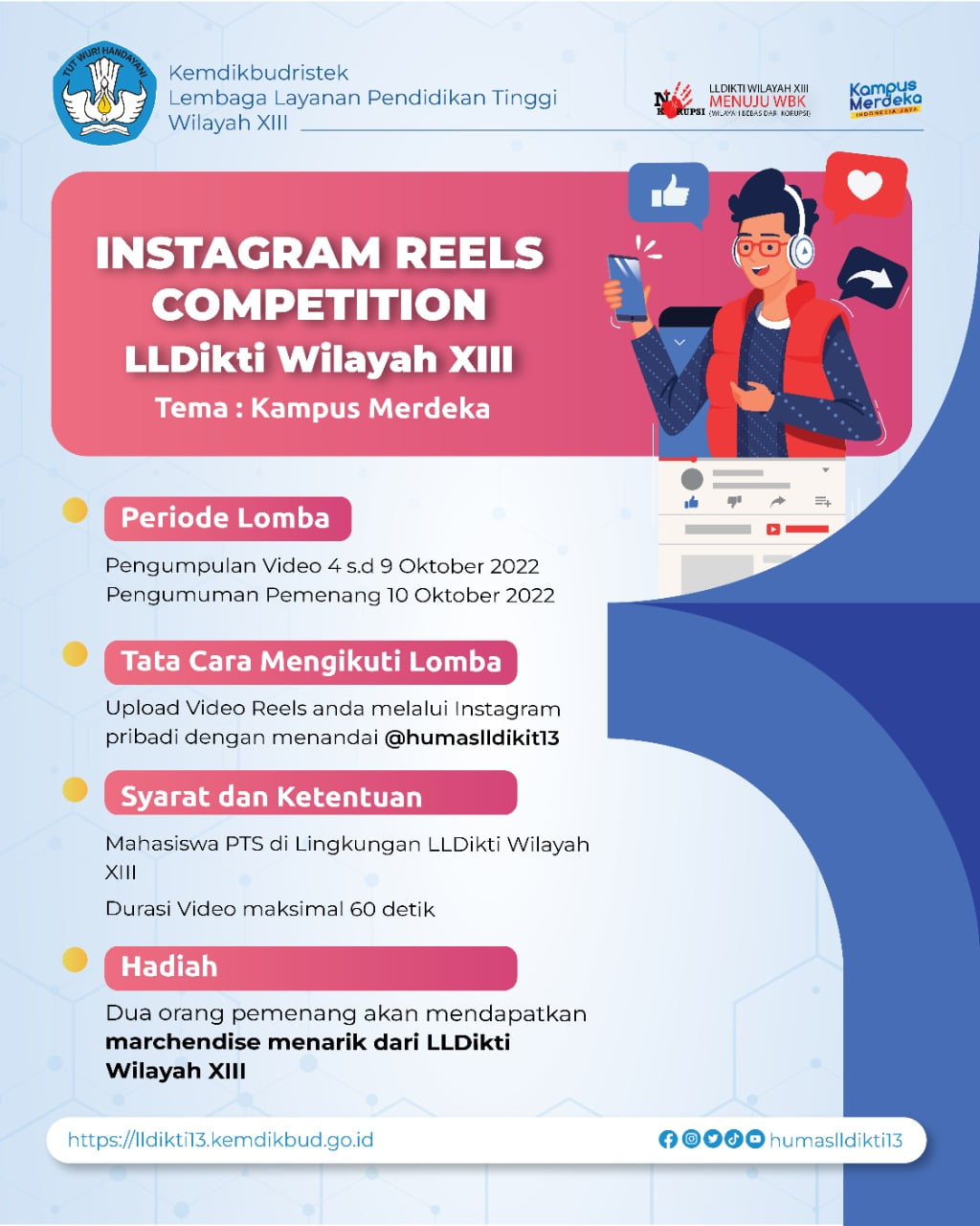 Instagram Reels Competition LLDikti Wilayah XIII